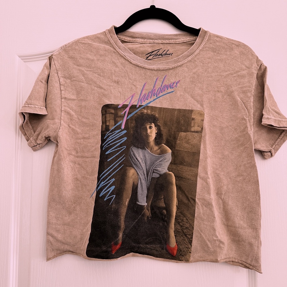 Flashdance Alex Cropped Tshirt